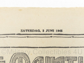 krant JM Je Maintiendrai van 2 juni 1945 - origineel