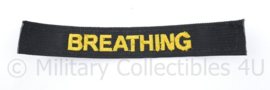 Naamlint Breathing voor in de Defensie geneeskundige rugzak - met klittenband - 19 x 3 cm - origineel
