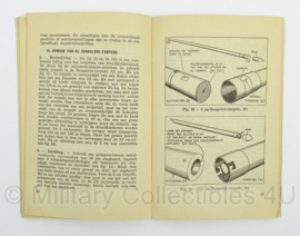 MVO Chef der Generalen Staf voorschrift Alle Wapens 1946 ! - ontwerp voorschrift Vernielingen 2041 - Zeldzaam - afmeting 12 x 18 cm - origineel