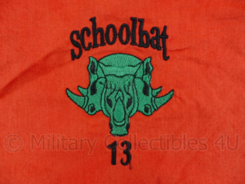KL Nederlandse leger halsdoek 13 Schoolbat - rood - origineel
