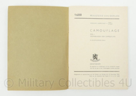 KL voorschrift camouflage deel 1 en 2 1949/1950 - 17 x 12 cm - origineel