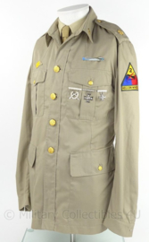 US Army uniform jas met rang Major - Armored division - decoratief samengesteld - maat 24 - origineel