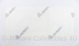 Defensie originele ongebruikte sticker VC voor wegwijzerbord - 24,5 x 11 cm - origineel
