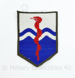 Defensie DT arm embleem tot 2000 Geneeskundig Commando - gevouwen -  7 x 5 cm - origineel