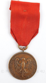 Poolse medaille 1938 Wiecznie  Znami- afmeting 4 x 10 cm - origineel