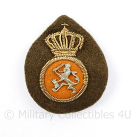 Defensie MILVA pet embleem - 5,5 x 4,5 cm - origineel