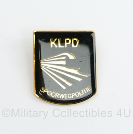 KLPD Spoorwegpolitie brevet - 4 x 3,5 cm - origineel