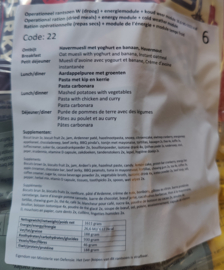 1 zak Nederlandse leger 24uurs rantsoenen Maaltijd zak 24 Hour Operationeel Rantsoen Droog + OL + Energie module + Koudweer Module - +/- 5900 kcal - met 3 diner maaltijden! -  Best Before Februari 2025