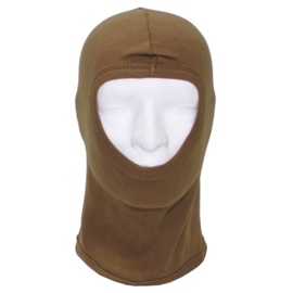 Balaclava katoen open - Coyote