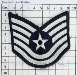 US Air Force USAF rangen set Technical Sergeant - afmeting 9 x 9 cm - origineel