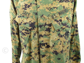 USMC US Marine Corps Marpat BDU camo jas met insignes - maat Small-regular - origineel