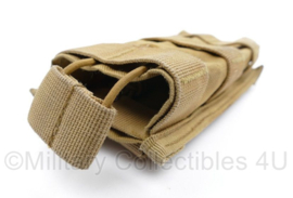 Defensie Coyote single Magazin pouch magazijntas M4 C7 C78 Diemaco Molle - 8,5 x 4 x 13 cm - origineel