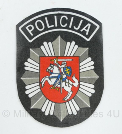 Litouwse politie Embleem Policija - 12,5 x 9,5 cm - origineel