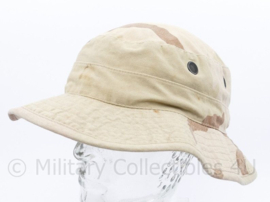 US Army en Korps Mariniers Hat Sun Hot Weather Type 2 boonie hat Desert - maat 7 1/4 - gedragen - origineel