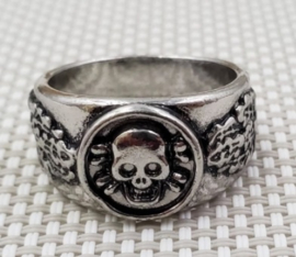 SS Ring SS totenkopf ring - replica - size 7, 8