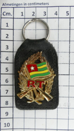 Togo Coat of Arms and National emblem borsthanger - 8 x 4 cm - origineel