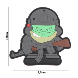 Tactical kikker embleem PVC - 9,5 x 9 cm