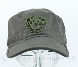 US Special Forces Cap met geborduurd logo DE OPPRESSO LIBER - GREEN