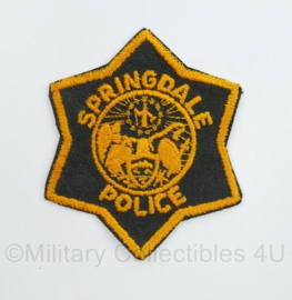 Amerikaanse Politie embleem American Springdale Police patch - 9 x 7,5 cm - origineel