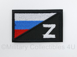 Russische leger Z met landsvlag embleem - met klittenband - 8 x 5 cm - nieuw gemaakt