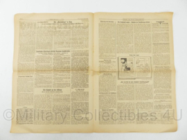 WO2 Duitse krant Frankische Tageszeitung nr. 196 22 augustus 1944 - 47 x 32 cm - origineel