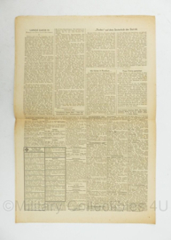 WO2 Duitse krant Frankische Tageszeitung nr. 226 26 september 1944 - 47 x 32 cm - origineel