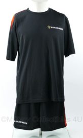 Nederlandse Brandweer sportshirt met broek - maat Large - origineel