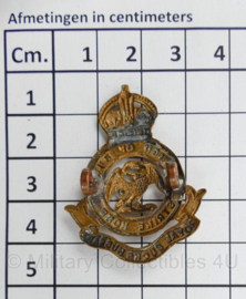 WO2 Britse Royal Buckinghamshire Yeomanry cap badge - 4 x 3 cm - origineel