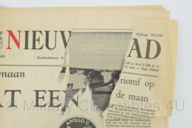 Utrechts Nieuwsblad 21 juli 1969 over de landing op de maan - origineel
