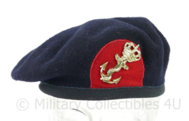 KMARNS Korps Mariniers baret met insigne Hassing BV - 100% wol - maat 55-57 - origineel