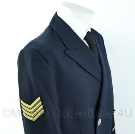 Koninklijke Marine daags blauwe jas met broek 1989 - medische dienst - Sergeant-Majoor  -maat 51- origineel