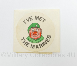 British Royal Marines I've met the Marines sticker - 6 x 6 cm - origineel