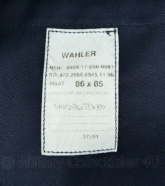 KMAR Marechaussee broek zonder beenzakken donkerblauw - maat 86 x 85 - origineel