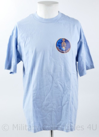 Kmar Marechaussee lichtblauw t-shirt Brigade Buitenland Missies - maat L - nieuw - origineel