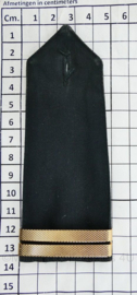 Politie epauletten rang Surveillant PAAR - 13 x 5 cm - origineel