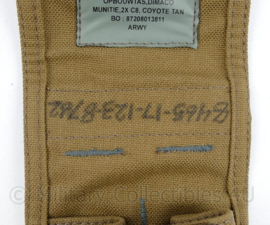 Defensie en US Army Molle coyote M4 C7 C8 opbouwtas Dimaco munitie 2x C8 Coyote tan - 10 x 4 x 20 cm - origineel