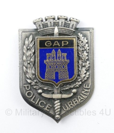 Franse politie GAP Police Urbaine insigne - 5,5 x 4 cm - afgebroken pin - 3 x 1,5 cm - origineel