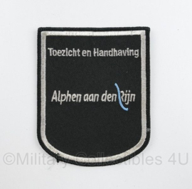 Toezicht en Handhaving Alphen aan den Rijn embleem - 11 x 9 cm - origineel