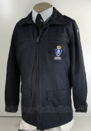 KMAR Marechaussee uniform parka - donkerblauw - MET insignes - maat 96 cm borstomtrek - origineel