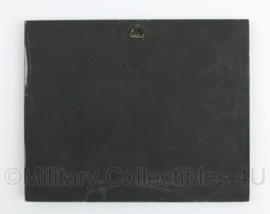 Defensie KMS Koninklijke Militaire School wandbord - 19 x 15,5 cm - origineel