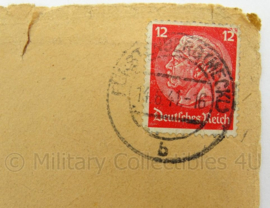 WO2 Duitse postkarte 1941 - konzentrationslager Ravensbruck - afmeting 16 x 11,5 cm - origineel