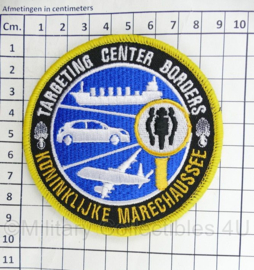 KMAR Koninklijke Marechaussee Targeting Center Borders embleem met klittenband - diameter 9 cm