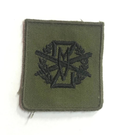 Zware Militaire Lichamelijk Vaardigheid stoffen embleem ZMLV - 4,5 x 5 cm - origineel
