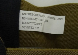Kniebeschermer set Nederlands leger - Coyote - ongebruikt  in verpakking - origineel