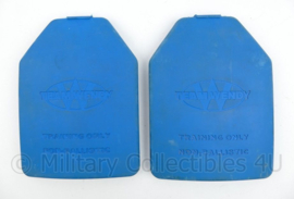 Team Wendy Non ballistic Training platen PAAR voor in vest - 22,5 x 2,5 x 30 cm  -origineel