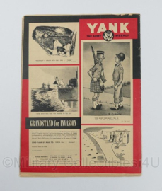 WO2 US Yank The Army Weekly Magazine tijdschrift - January 21, 1944 - 34,5 x 27 cm - origineel