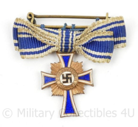 WO2 Duits miniatuur Mutterkreuz im bronze met lint - origineel