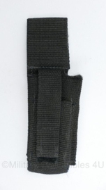 KMAR Koninklijke Marechaussee zwarte nylon koppeltas - licht gebruikt - 5 x 2 x 19,5 cm - origineel