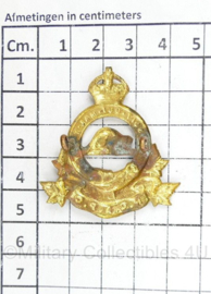 WW2 Canadian cap badge RCAPC Royal Canadian Army Pay Corps - Kings Crown - 4,5 x 4,5 cm - cm -origineel
