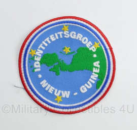 Embleem Identiteitsgroep Nieuw Guinea - diameter 7,5 cm -  origineel